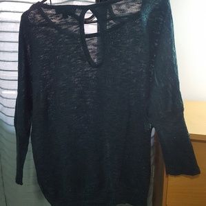 Green sparkly sweater
